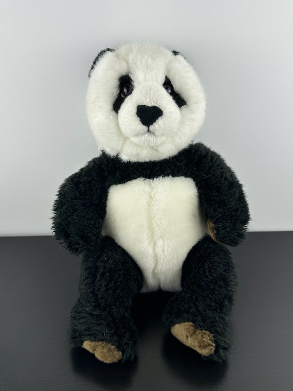 Lelly Venturelli Rare National Geographic Panda Bear 13” Large White Black Plush